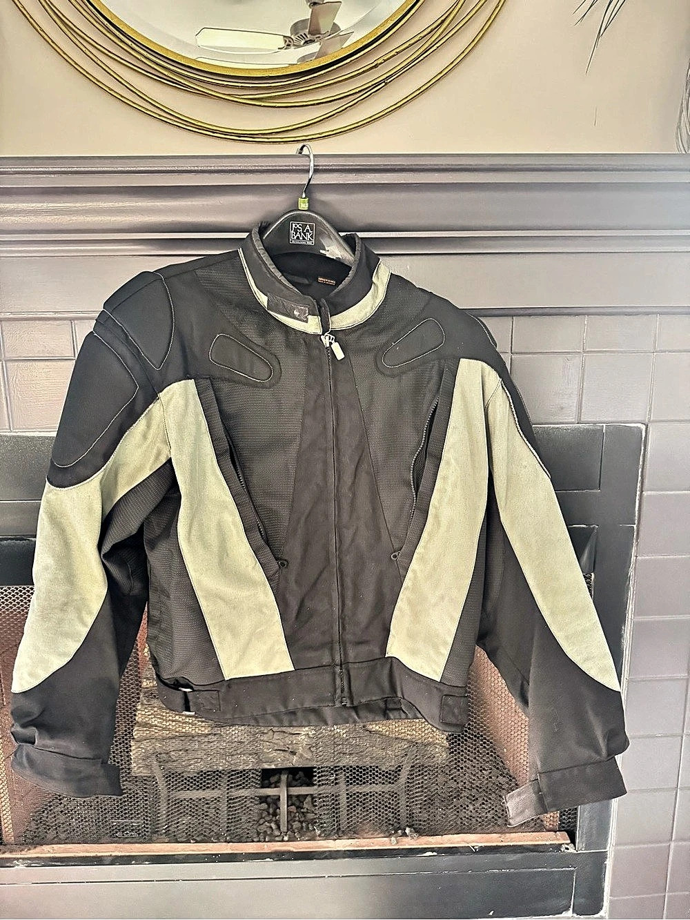Firstgear Motorcycle Performance Jacket in Black & Green